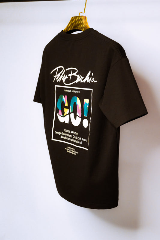 GO! Graphic Signature Tee – Black Edition